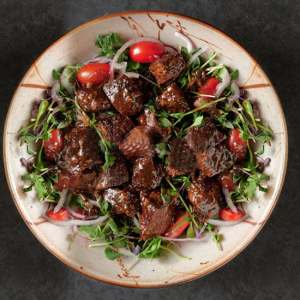 French Style Grilled Filet Mignon Cube