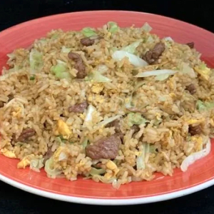 Shrimp Paste with Minced Beef Fried Rice