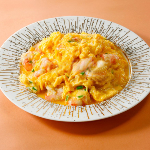 Scrambled Eggs with Shrimps