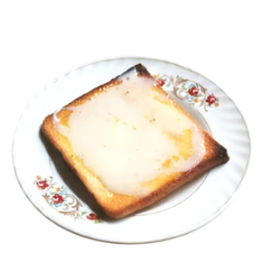 Toast with Condensed Milk & Butter