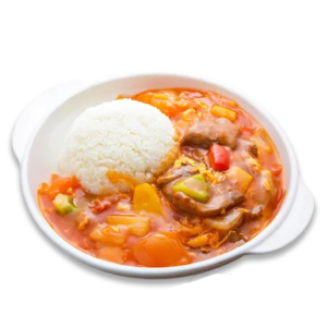 Tomato Beef over Rice