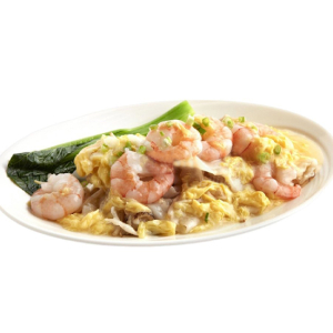 Shrimp with Scrambled Egg Chow Fun
