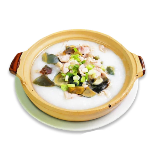Pork and Preserved Egg Porridge