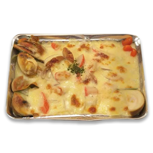 Seafood Mushroom Pasta with Cream Sauce