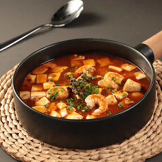 Mapo Tofu with Shrimp