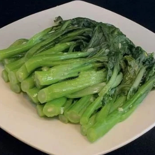 Saut&eacute;ed Choy Sum with Garlic