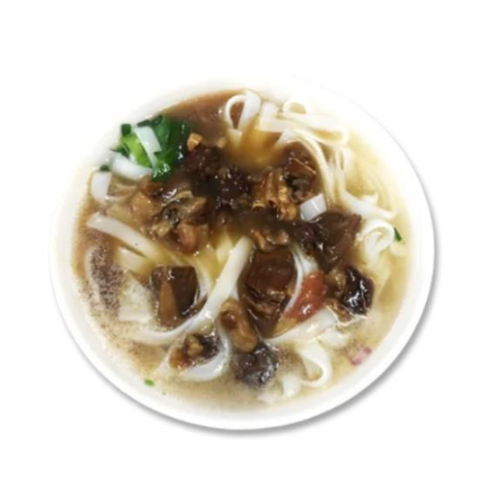 Beef Stew Daikon Soup with Flat Rice Noodles