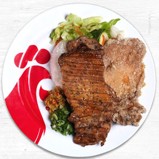 Grilled Mixed Steak (Chicken & Pork)