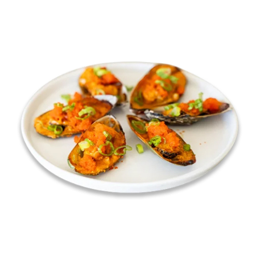 Baked Herring Roe Mussel (6 pcs)