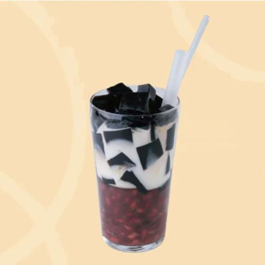 Red Bean Herb Jelly Ice