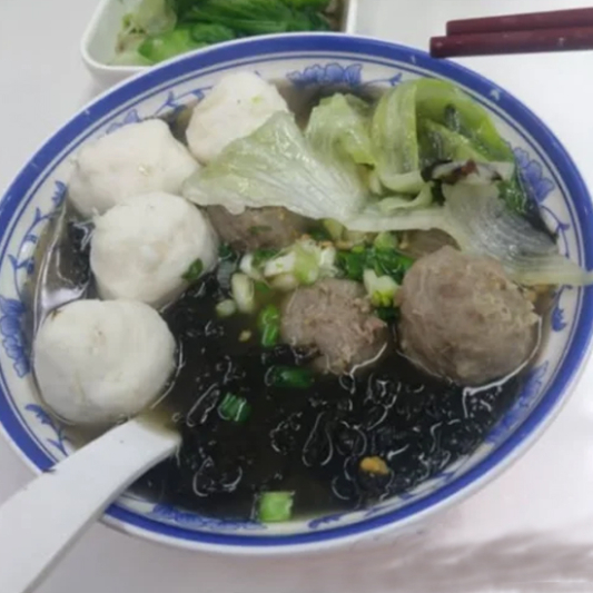 Beef Ball and Fish Ball Soup