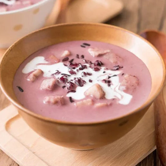 Purple Rice Dew with Coconut Milk