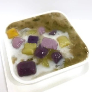 Purple Yam & Taro with Green Bean Soup