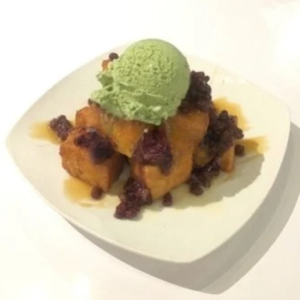 Green Tea Brick Toast Mountain