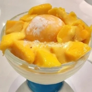 Mango Snow Sweet Tofu Pudding