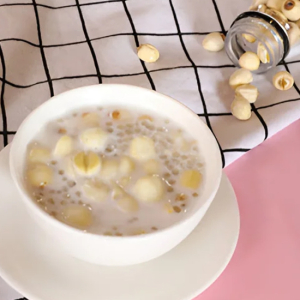 Lotus Seed Coconut Milk with Rice Balls