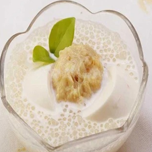 Durian Tapioca with Coconut Milk 