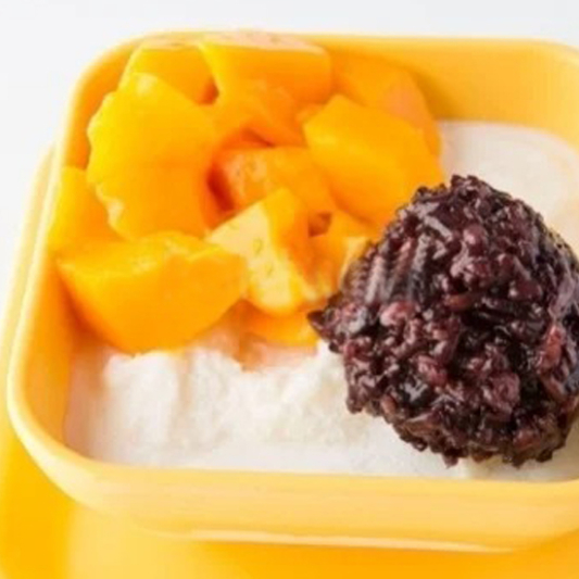 Mango & Black Glutinous Rice Snow White