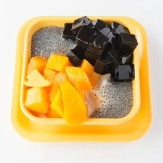 Mango & Grass Jelly Snow White