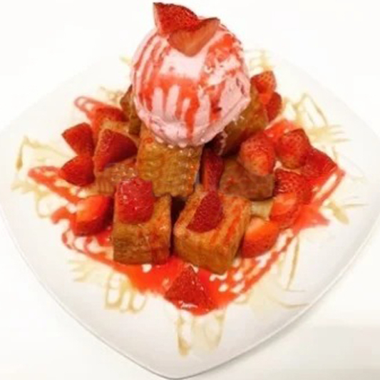 Strawberry Brick Toast Mountain