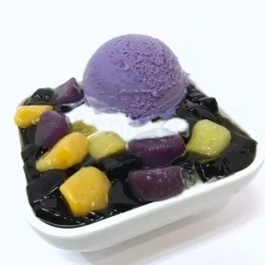 Purple Yam & Taro with Grass Jelly