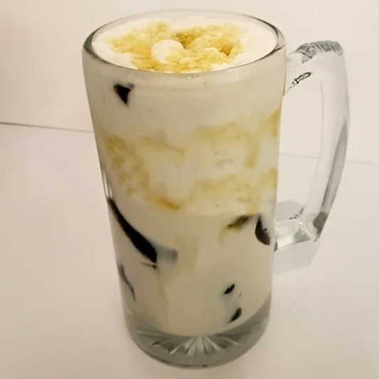 Black Sugar Grass Jelly Iced Milk 5