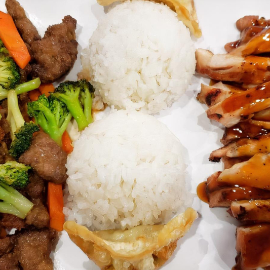6. Chicken Teriyaki & Broccoli Beef