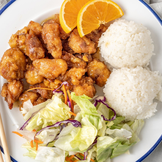 16. Orange Chicken