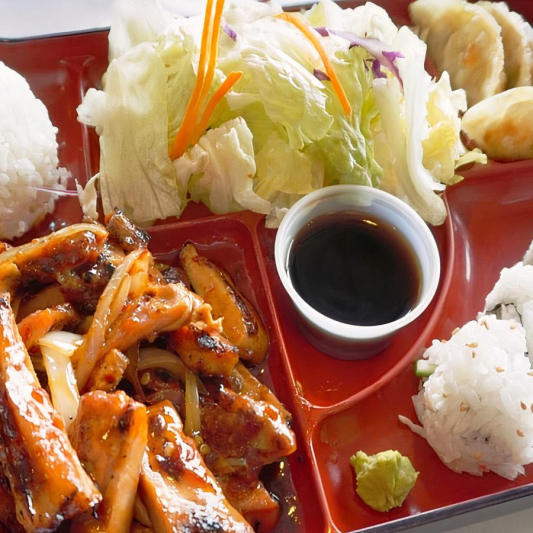 2. Spicy Chicken Teriyaki Bento