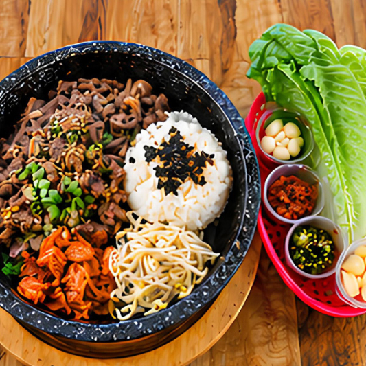 Beef Brisket & Lettuce Set 차돌배기 & 쌈