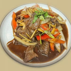 Beef with Fresh Ginger