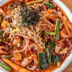 Grilled Baby Octopus with Vegetables / 쭈꾸미 볶음 