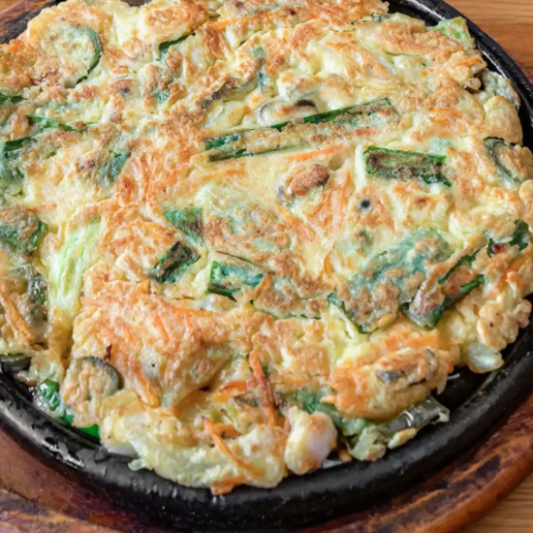 Seafood Green Onion Pancake / 해물파전