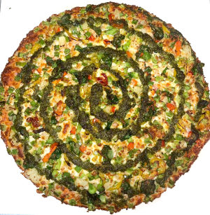 Pesto Veggie Pizza