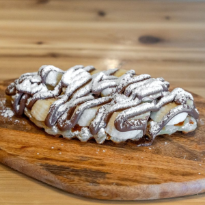Nutella with Banana Croffle