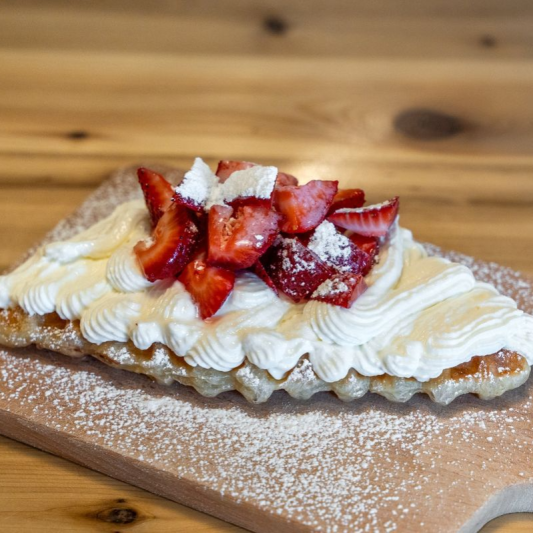 Strawberry Croffle