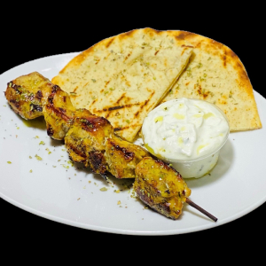 Pork Souvlaki on a Stick