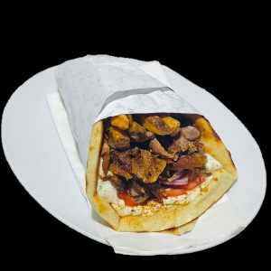 Pork Gyro on a Pita
