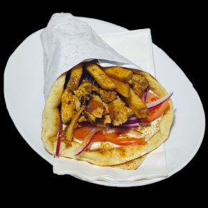Chicken Gyro on a Pita