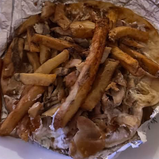 Mixed Gyro on a Pita
