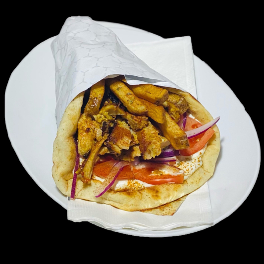 Chicken Gyro on a Pita