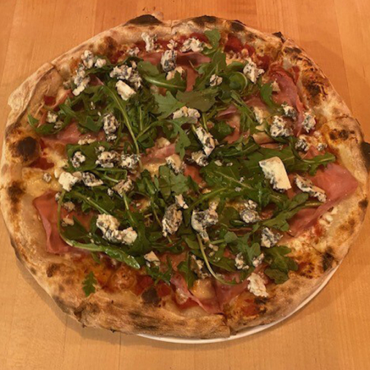 Prosciutto Cotto & Blue Cheese Pizza (12'' Medium)
