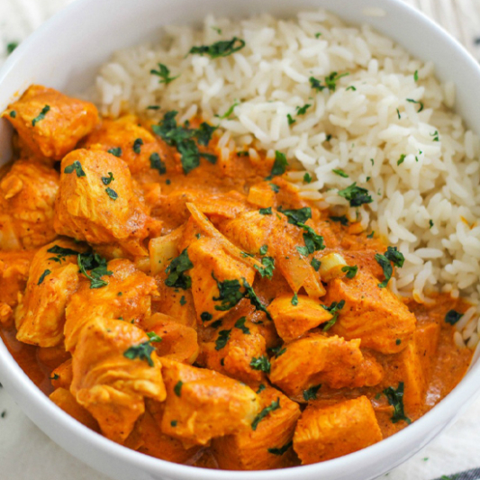 Butter Chicken with Rice