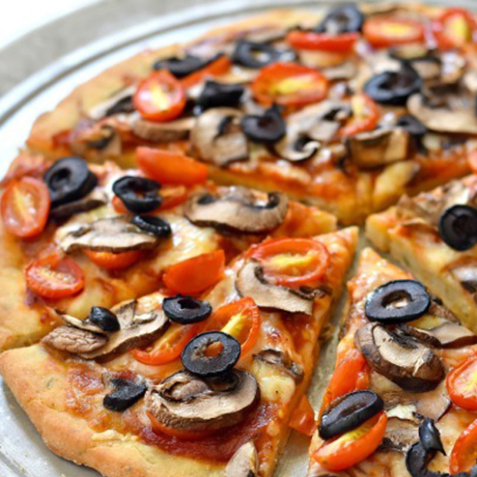 Fresh Rice Pizza with 3 Toppings