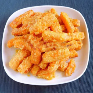 Fried Pumpkin with Salted Egg Yolk / 蛋黄焗南瓜