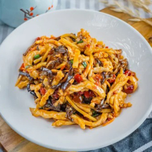 Hot Pepper Pork with Garlic Sauce / 尖椒