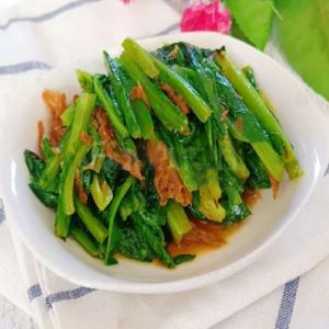 Dace with Black Bean Sauce and Lettuce / 豆豉鲮鱼油麦菜