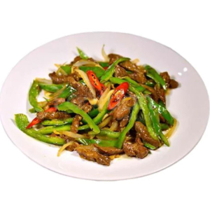 Green Pepper Beef / 角椒牛肉
