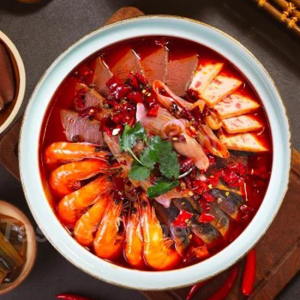 Hairy Blood Wonton / 山城毛血旺