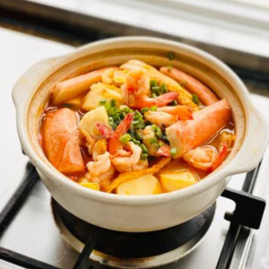 Seafood Tofu Pot / 海鲜豆腐煲